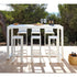 High end Flat Stool with Backrest by Gandia Blasco Casa Design
