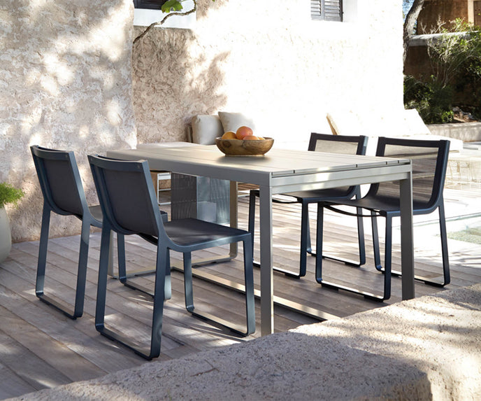 High end Flat Textil Dining Chair without Arms by Gandia Blasco Casa Design