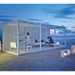 High end Fixed Blades Sidewall Pavilion by Gandia Blasco Casa Design