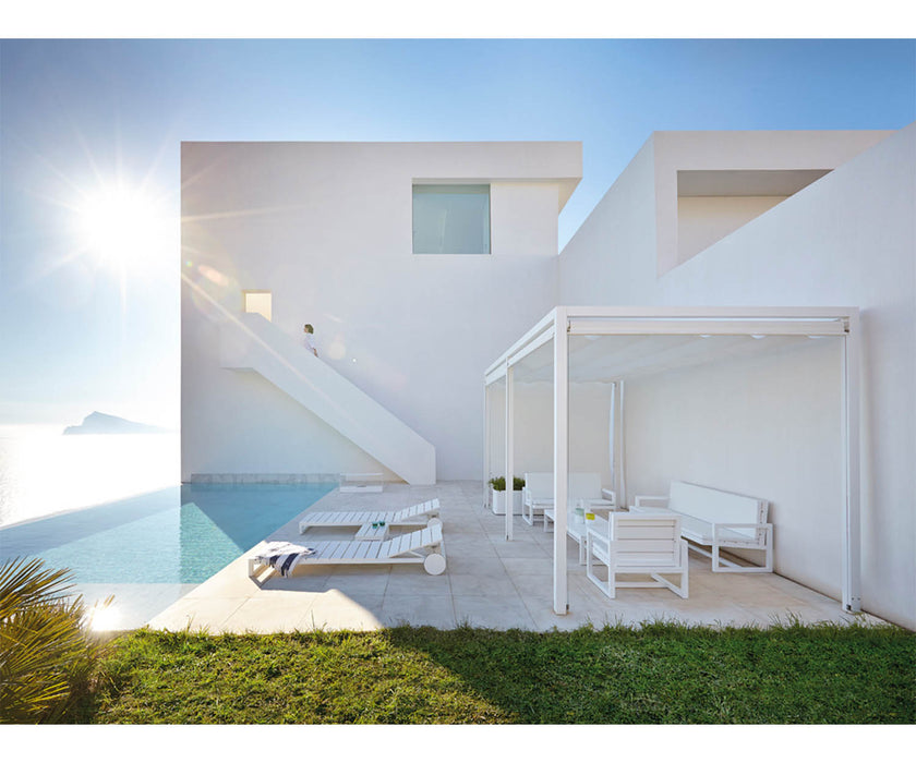 High end Pergola Folding Roof Pavilion by Gandia Blasco Casa Design
