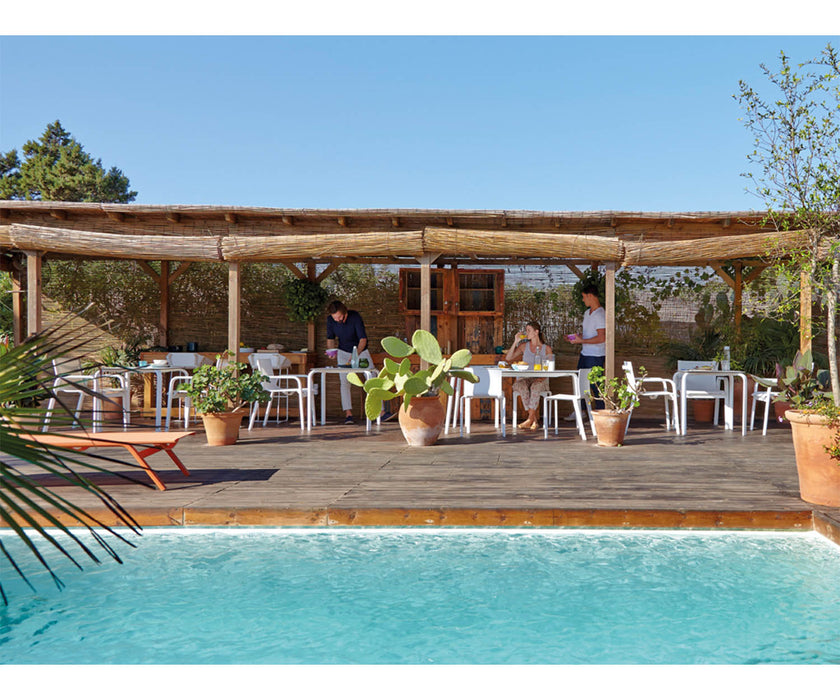 High end Stack High Stackable Dining Table by Gandia Blasco Casa Design