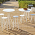 High end Stack Low Stool by Gandia Blasco Casa Design