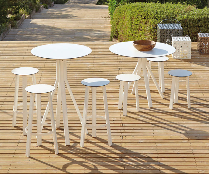 High end Stack Low Stool by Gandia Blasco Casa Design