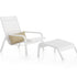 High end Ottoman for Stack High Back Low Armchair by Gandia Blasco Casa Design