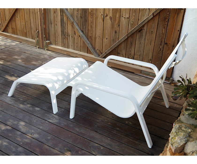 High end Ottoman for Stack High Back Low Armchair by Gandia Blasco Casa Design
