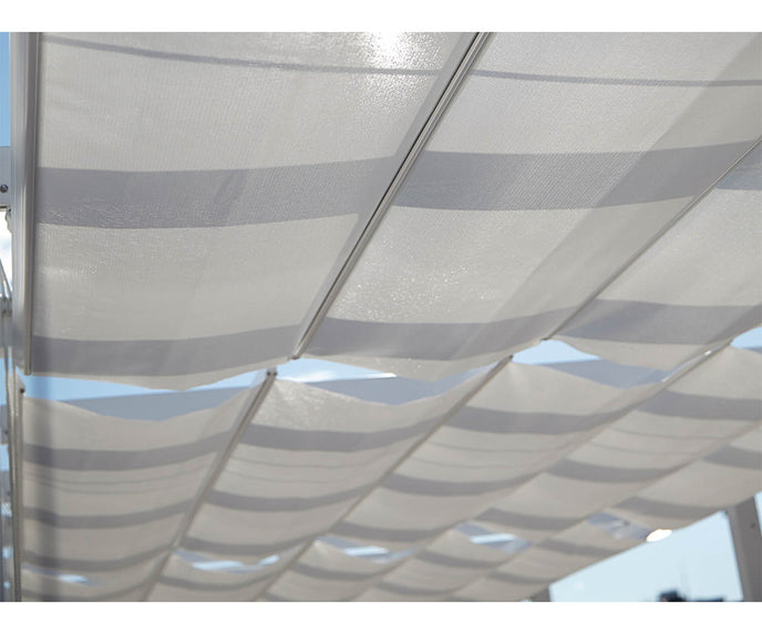 High end Floor Pergola Folding Roof Pavilion by Gandia Blasco Casa Design