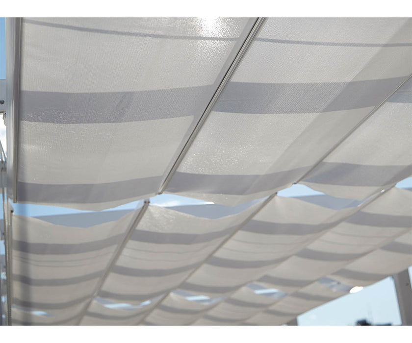 High end Pergola Folding Roof Pavilion by Gandia Blasco Casa Design