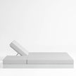 High end Chill Reclining Bed with Backrest by Gandia Blasco Casa Design