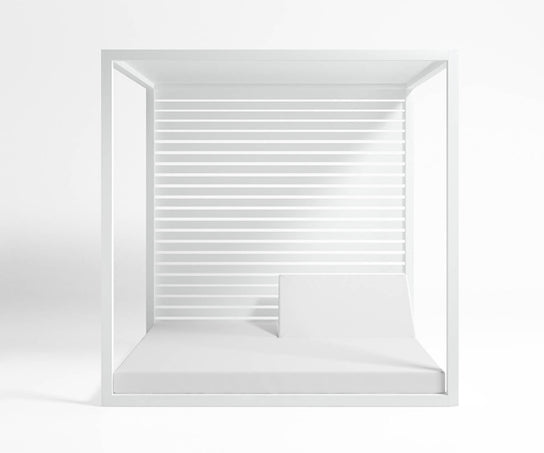High end Reclining Daybed with Aluminum Slats by Gandia Blasco Casa Design