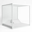 High end Reclining Daybed with Aluminum Slats by Gandia Blasco Casa Design