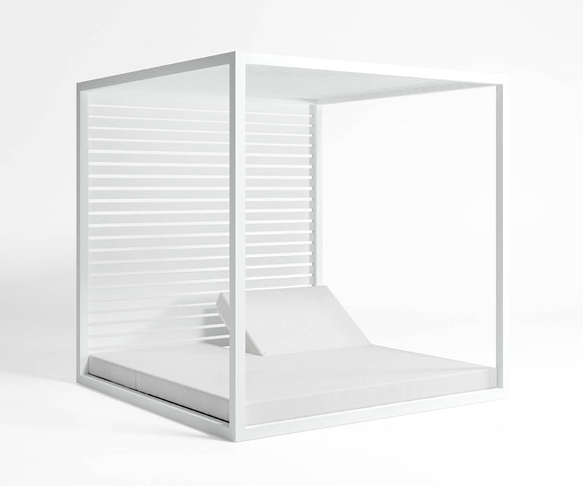 High end Reclining Daybed with Aluminum Slats by Gandia Blasco Casa Design
