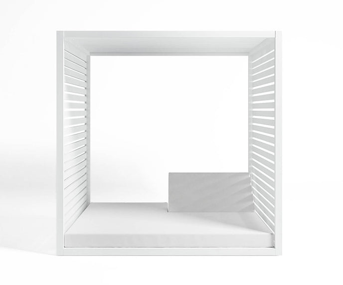 High end Reclining Daybed with Aluminum Slats by Gandia Blasco Casa Design