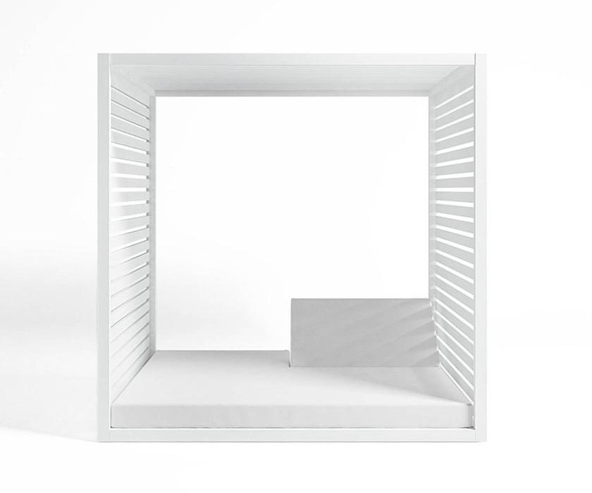 High end Reclining Daybed with Aluminum Slats by Gandia Blasco Casa Design