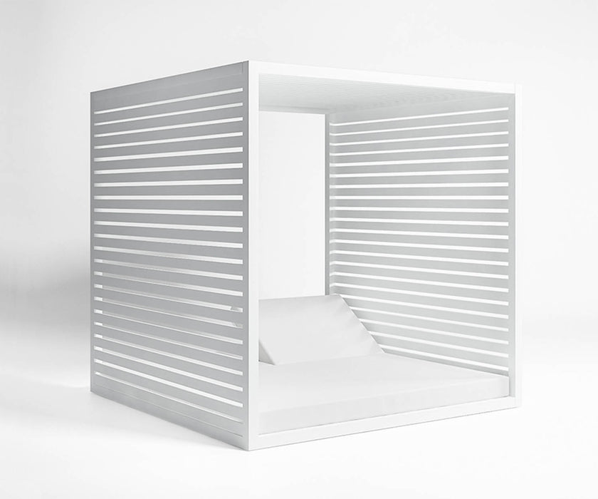 High end Reclining Daybed with Aluminum Slats by Gandia Blasco Casa Design