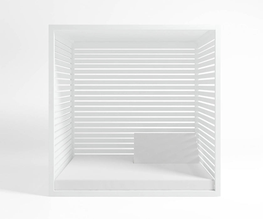 High end Reclining Daybed with Aluminum Slats by Gandia Blasco Casa Design