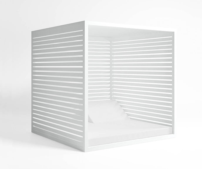 High end Reclining Daybed with Aluminum Slats by Gandia Blasco Casa Design