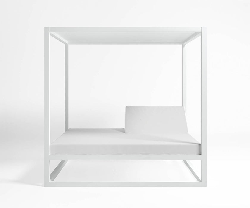 High end Elevated Reclining Daybed with Aluminum Slats by Gandia Blasco Casa Design