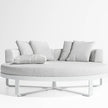 High end Flat Circular Bed by Gandia Blasco Casa Design