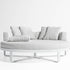 High end Flat Circular Bed by Gandia Blasco Casa Design