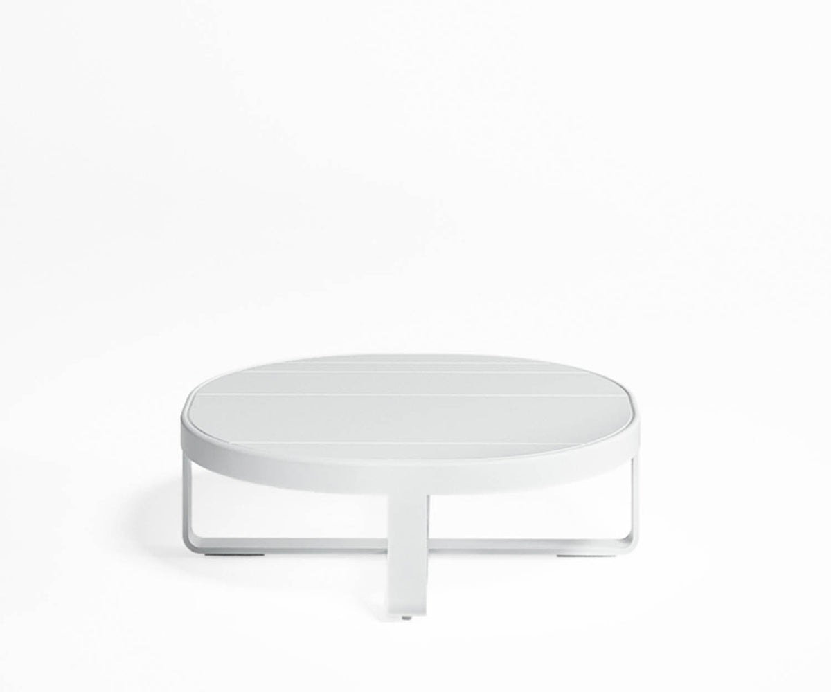 Flat Low Circular Side Table