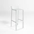 High end Flat Stool with Backrest by Gandia Blasco Casa Design