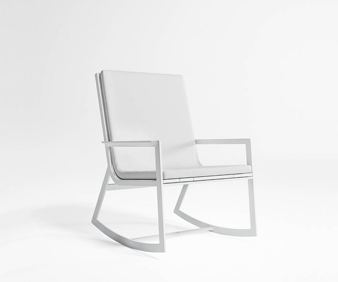 High end Flat Textil Rocking Chair by Gandia Blasco Casa Design
