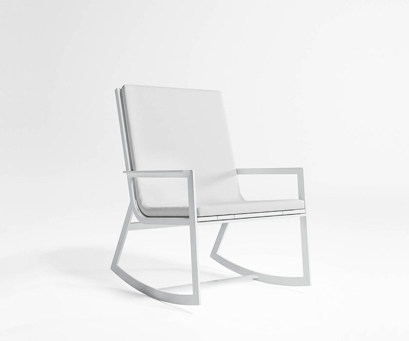 High end Flat Textil Rocking Chair by Gandia Blasco Casa Design