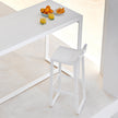 High end Flat Textil Stool with Backrest by Gandia Blasco Casa Design