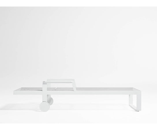 High end Flat Textil Chaise Lounge With Arms by Gandia Blasco Casa Design
