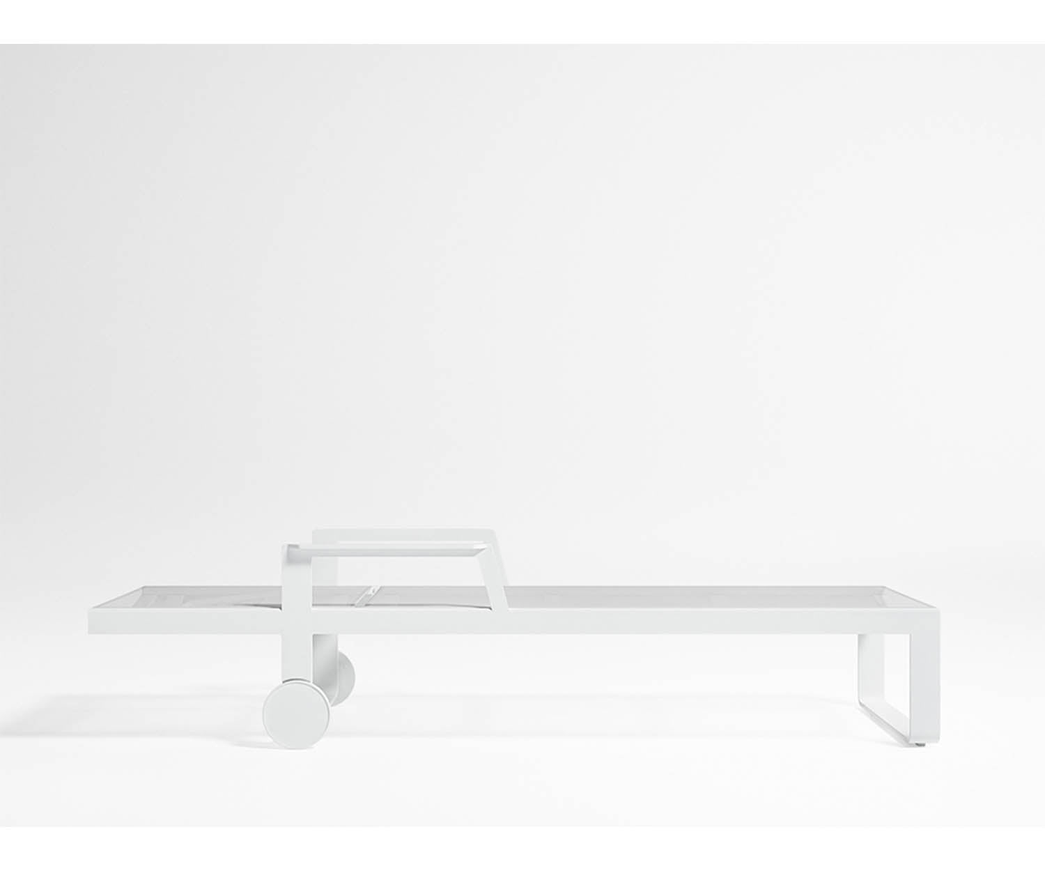 High end Flat Textil Chaise Lounge With Arms by Gandia Blasco Casa Design