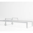 High end Flat Textil Chaise Lounge With Arms by Gandia Blasco Casa Design