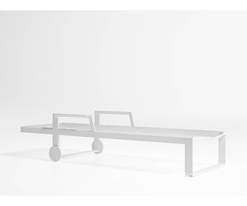 High end Flat Textil Chaise Lounge With Arms by Gandia Blasco Casa Design