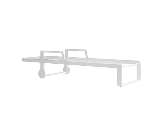 High end Flat Textil Chaise Lounge With Arms by Gandia Blasco Casa Design