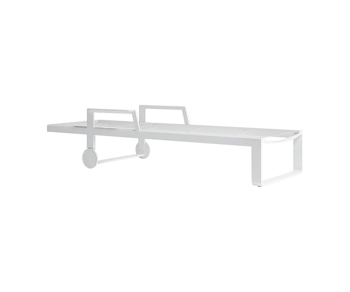 High end Flat Textil Chaise Lounge With Arms by Gandia Blasco Casa Design