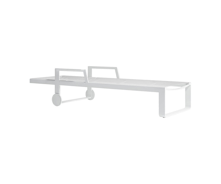 High end Flat Textil Chaise Lounge With Arms by Gandia Blasco Casa Design
