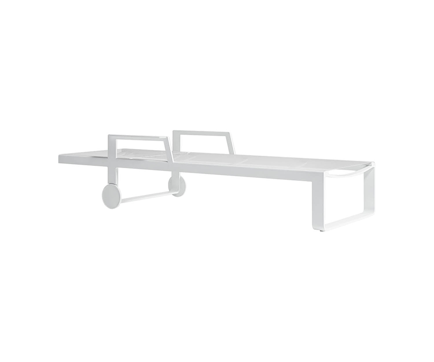 High end Flat Textil Chaise Lounge With Arms by Gandia Blasco Casa Design