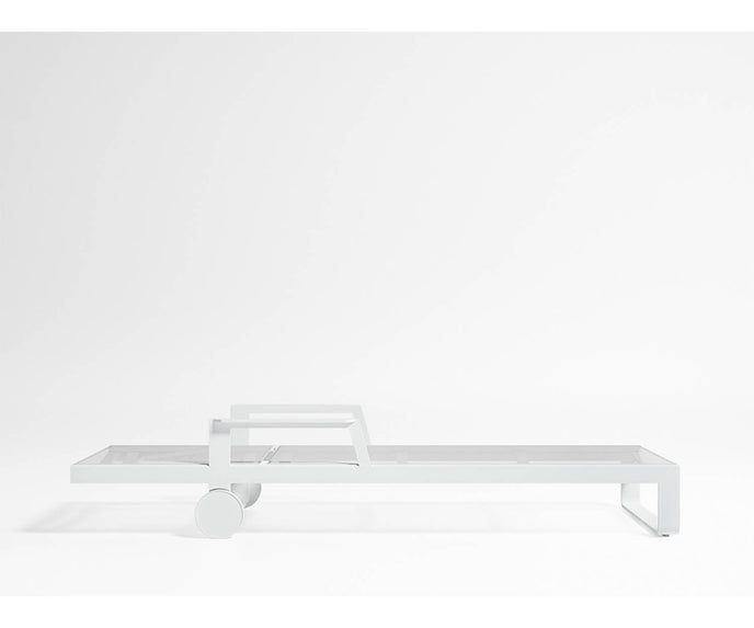 High end Flat Textil Chaise Lounge With Arms by Gandia Blasco Casa Design