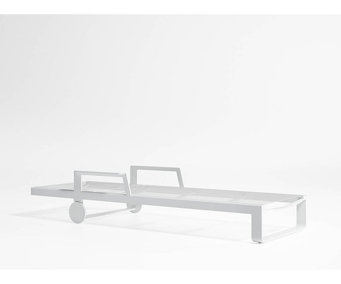 High end Flat Textil Chaise Lounge With Arms by Gandia Blasco Casa Design