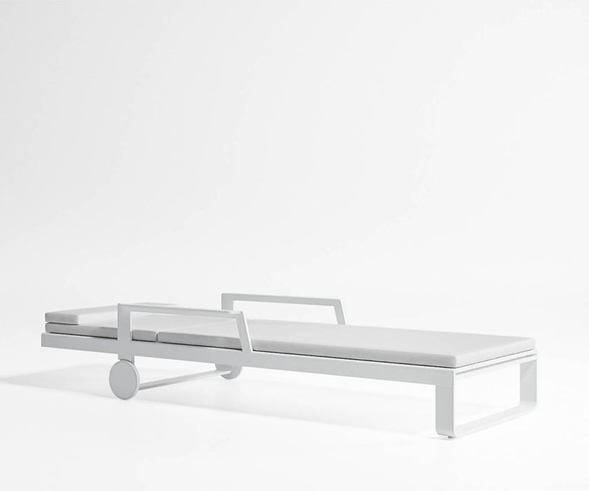 High end Flat Chaise Lounge With Arms by Gandia Blasco Casa Design