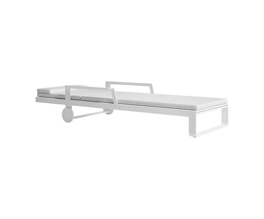High end Flat Chaise Lounge With Arms by Gandia Blasco Casa Design