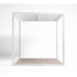 High end Floor Pergola Fixed Blades Roof Pavilion by Gandia Blasco Casa Design