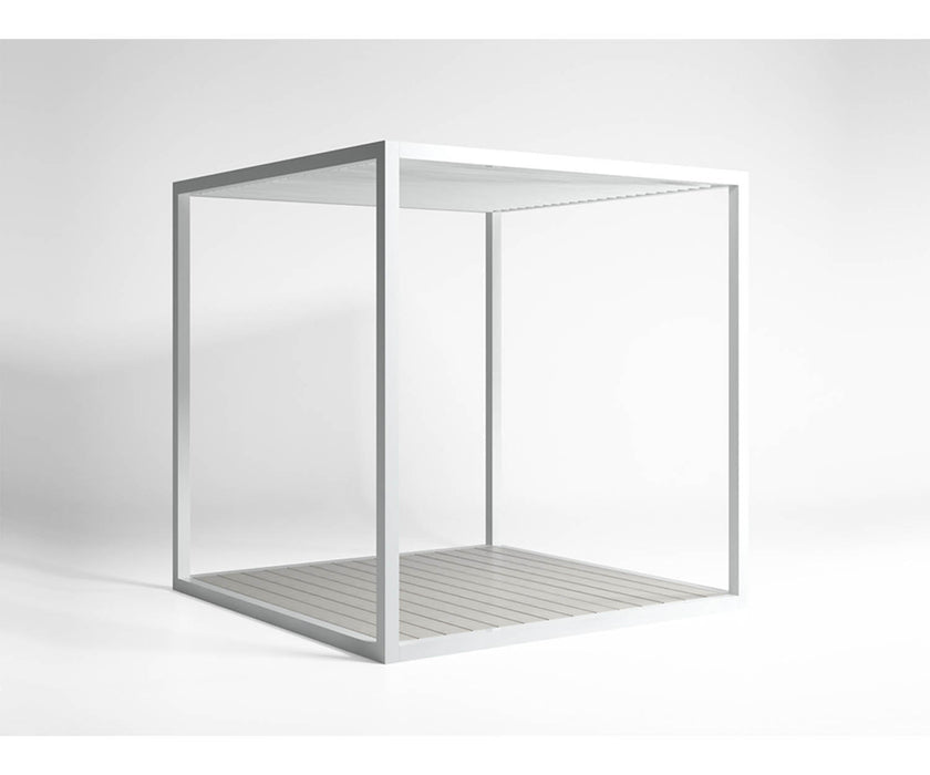 High end Floor Pergola Mobile Blades Roof Pavilion by Gandia Blasco Casa Design