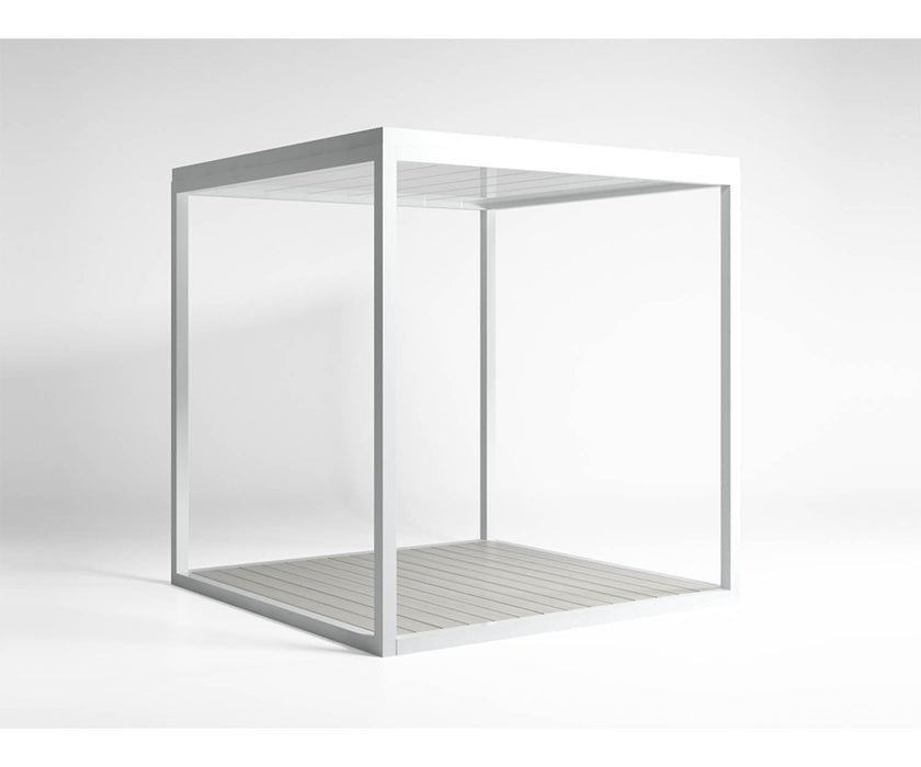 High end Floor Pergola Light Roof Pavilion by Gandia Blasco Casa Design