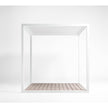 High end Floor Pergola Fixed Canvas Roof Pavilion by Gandia Blasco Casa Design