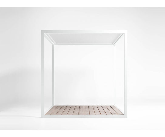 High end Floor Pergola Fixed Canvas Roof Pavilion by Gandia Blasco Casa Design