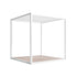 High end Floor Pergola Fixed Canvas Roof Pavilion by Gandia Blasco Casa Design