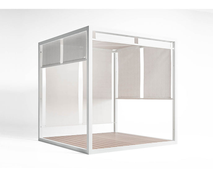 High end Floor Pergola Mobile Canvas Roof Pavilion by Gandia Blasco Casa Design