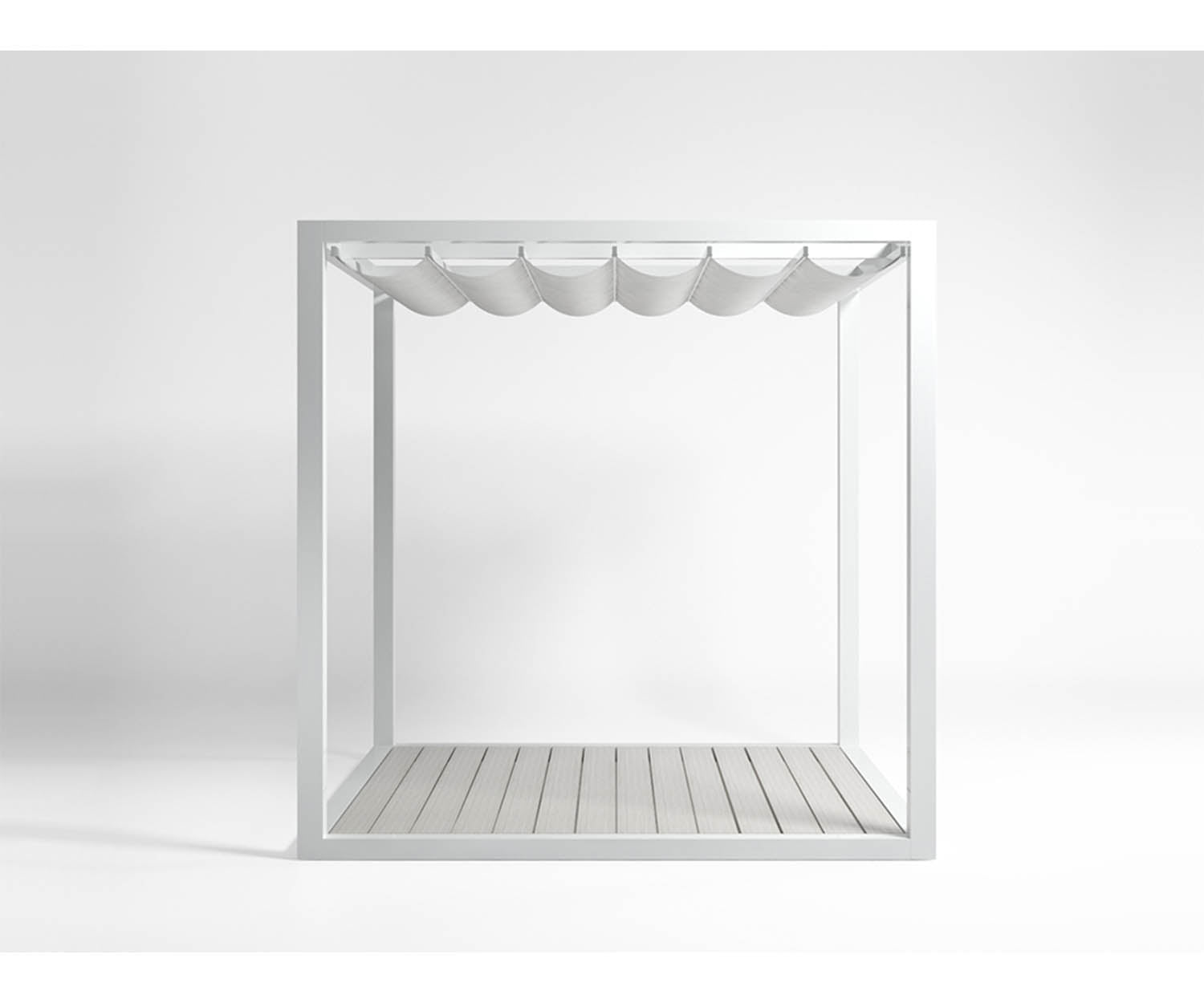 High end Floor Pergola Folding Roof Pavilion by Gandia Blasco Casa Design