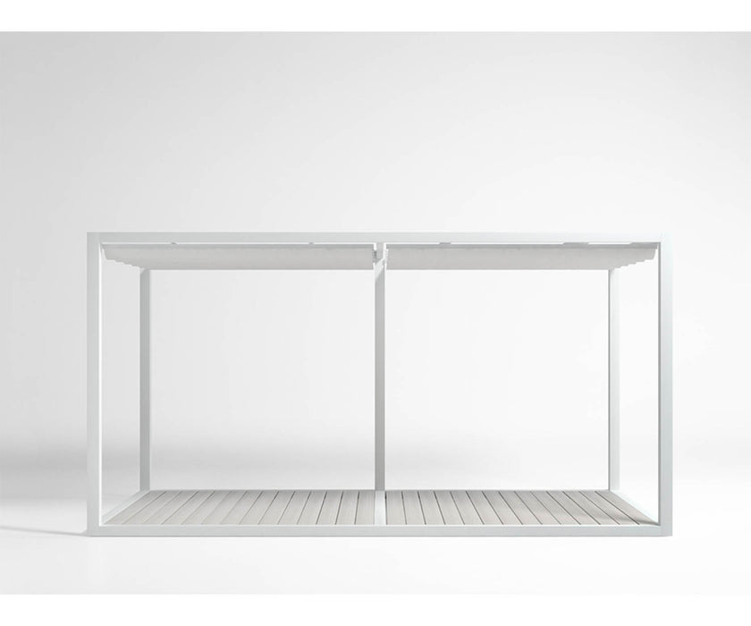 High end Floor Pergola Folding Roof Pavilion by Gandia Blasco Casa Design