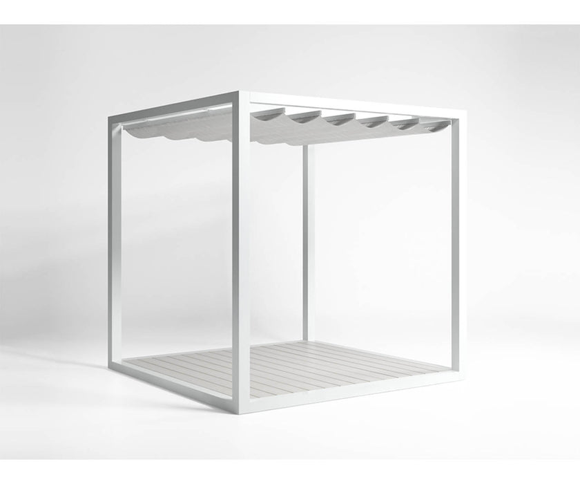 High end Floor Pergola Folding Roof Pavilion by Gandia Blasco Casa Design